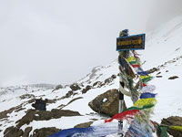 Il passo a 5380 m