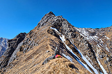 Il passo Tripple (o passo Gho), 4470 m