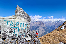 Il passo Tripple, 4470 m