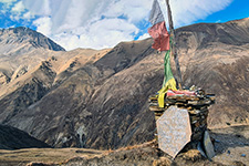 Chorten eretto da Mr. Tripple a Tashikan Kharka (o Loang)