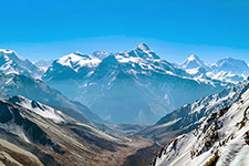 Il Kanguru e il Manaslu sopra il Kang La