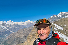 Giuseppe poco sopra al Kang La