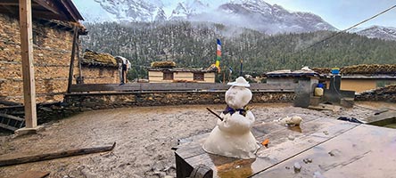 Pupazzo di neve a Ringmo
