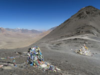 Il passo di Jungben La, 5550 metri