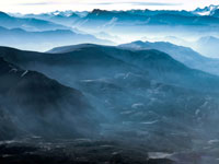 Panorama in alto sopra il Mo la