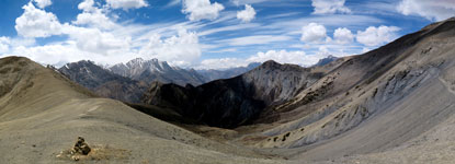 Panorama da un passo per Bhijer