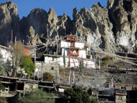 L'antico gompa di Braka, presso Manang
