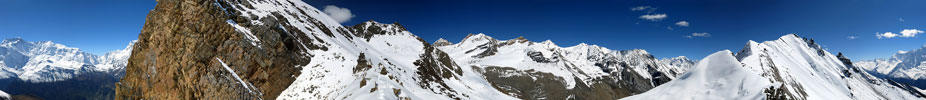 Panorama a 360° dal Kang La, 5170 m