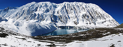 Lago e picco Tilicho da est