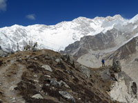 Il gruppo del Kangchenjunga da Oktang