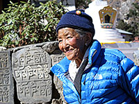 Spettatrice a Tengboche
