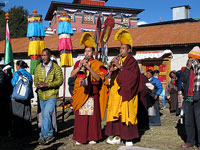 Lama suonatori di flauto