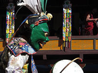 Maschera di Ghing al Mani Rimdu