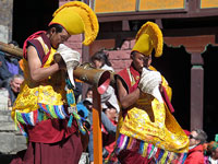 Lama suonatori di conchiglie
