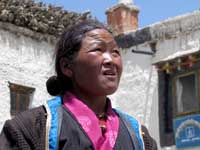 Signora a Lo Manthang