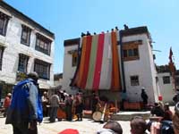 La piazzetta di Lo Manthang
