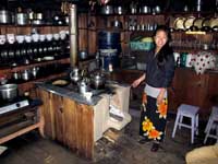 Cucina di un lodge di Danakyu