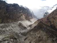 La valle del ghiacciaio di Lyapche