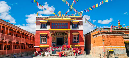 Il nuovo gompa di Chode a Lo Manthang