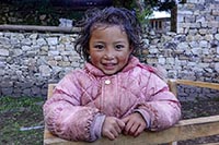 La figlia della signora Sangmu a Chhokang Paro