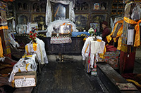 L'interno di Mu gompa