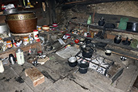 La cucina del gompa di Langdang