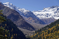 La valle verso il Rupina La