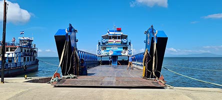 Ferry da Moyogalpa per San Jorge sul lago Cocibolca