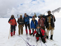 Gruppo all'Hispar La, 5128 m