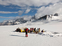 Campo al passo Hispar, 5128 m