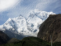 Il Rakaposhi, 7788 m, nell'Hunza
