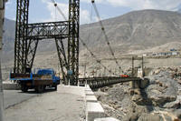 Ponte sospeso sull'Hunza