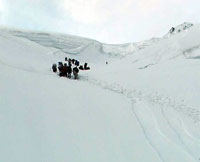 I seracchi sul Gondoghoro