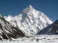 Il K2 dal Vigne glacier