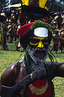Il festival di Mount Hagen, guerriero