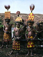Guerrieri a Mount Hagen