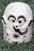 Maschera rituale dei mud-men