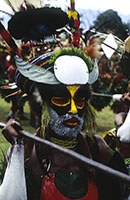 Guerriero a Mount Hagen