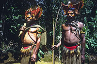 Guerrieri Huli a Mount Hagen