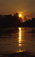 Tramonto sul Sepik