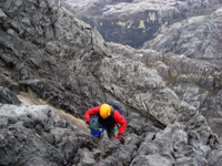 Arrampicata vista dall'alto