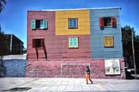 Una casa del quartiere della Boca a Buenos Aires