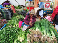 Verduraia al mercato di Carhuaz