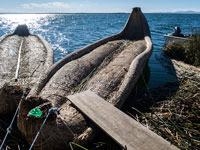 Barche di totora sul Titicaca