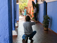 Modella al monastero di Santa Catalina