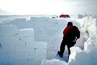 Costruzione di un igloo