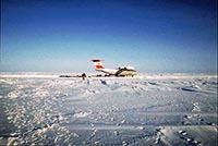 Atterraggio sul pack dell'Antonov 74