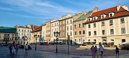 La piazza maggiore della città vecchia di Varsavia