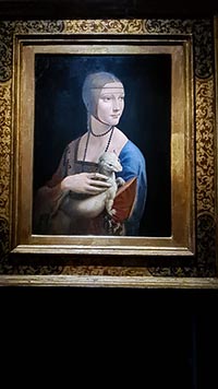 La dama con l'ermellino a Cracovia