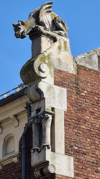 Gargoyle a Cracovia